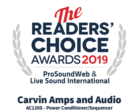 The AC120S Power Conditioner Wins the 2019 Readers' Choice Award