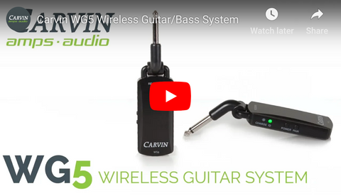 WG5 Wireless Guitar/Bass System Demo Video
