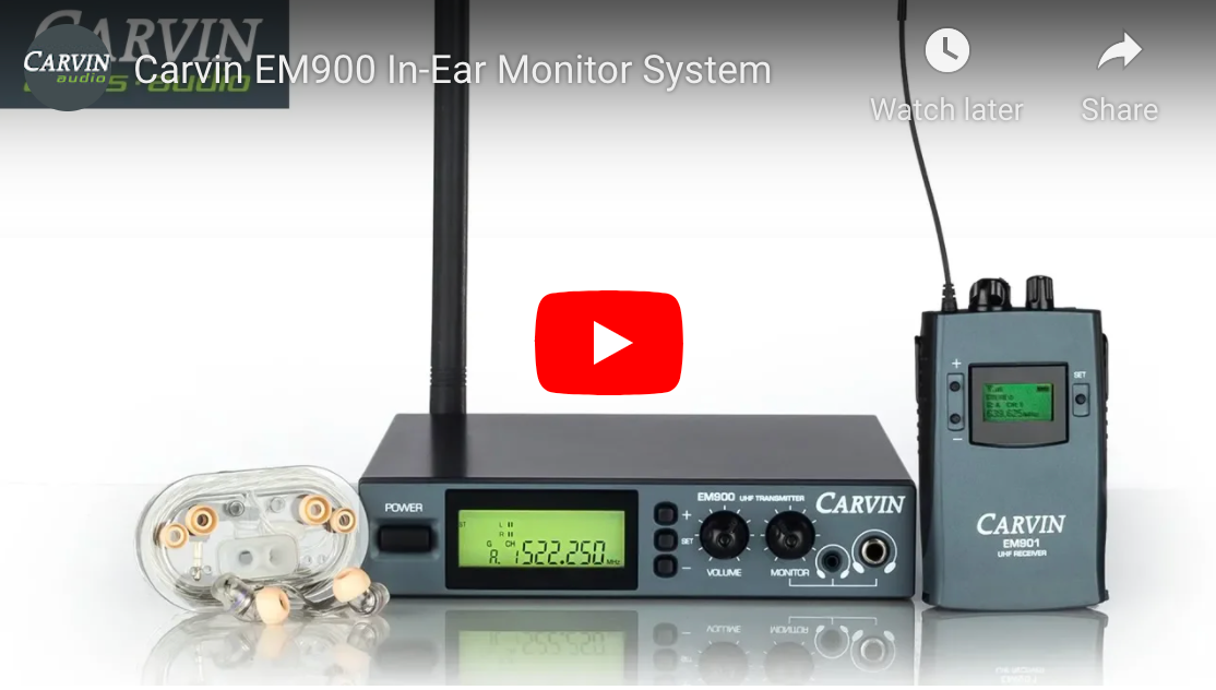 EM900 Wireless In-Ear Monitor System Demo Video