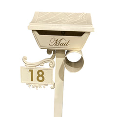 augusta classic cream letterbox vinyl gold