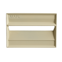 cast aluminium letterbox plate