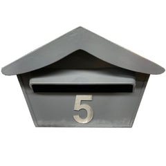 kooyonga letterbox head monument stainless steel number 5