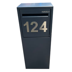 parcel box deep ocean stainless steel numbers