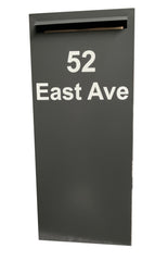 pillar letterboxes vinyl white numbers