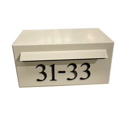 ultimo evening haze letterbox bolt on black number 31-33