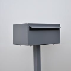 ultimo freestanding letterbox grey