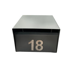 vandal resist monument box stainless steel numbers 18