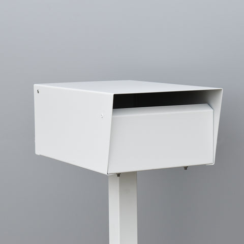 vandal resist freestanding modern letterbox surfmist