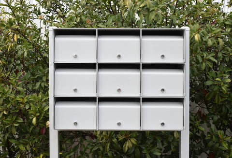 shale grey letterbox
