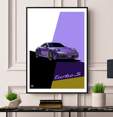 Porsche 911 992 Turbo S prints by Fueled.art