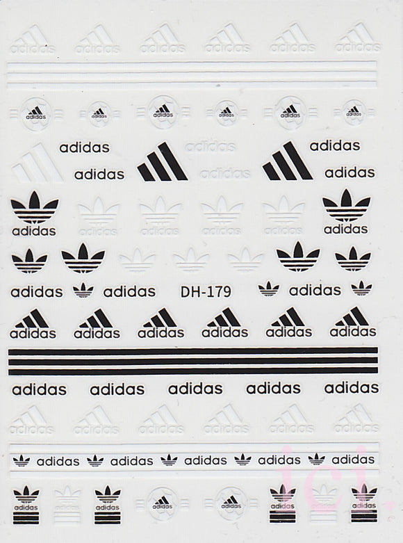 Adidas Sticker ici nail