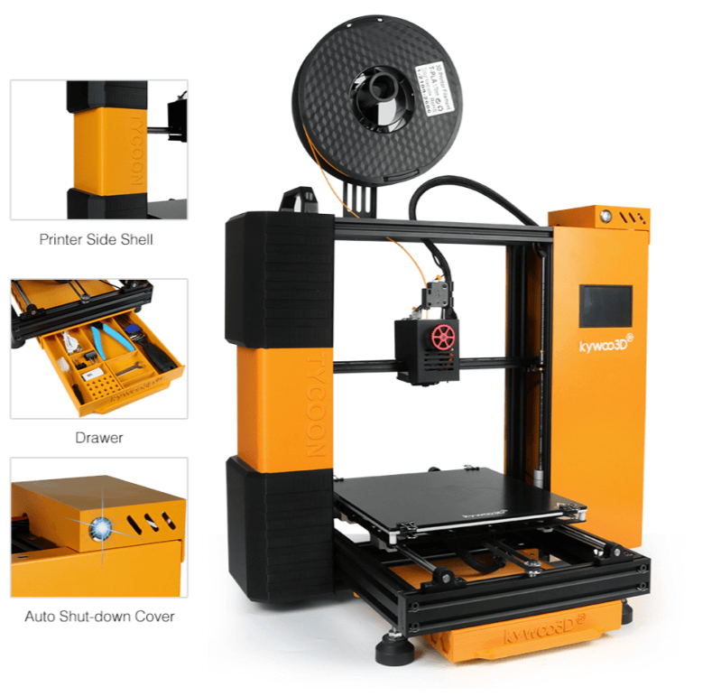 kywoo yellow 3d printer