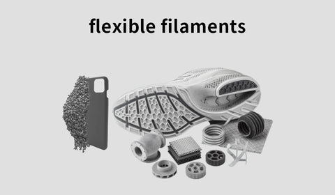 Flexible filaments application