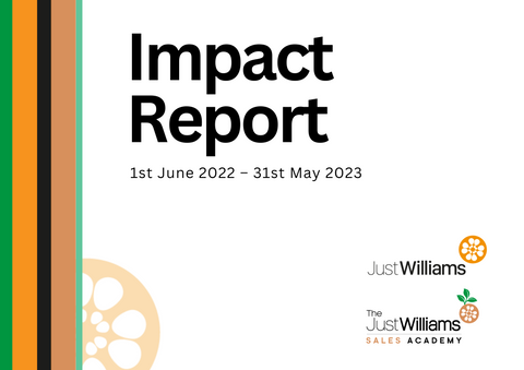 Front cover of the 2022 23 Impact Report
