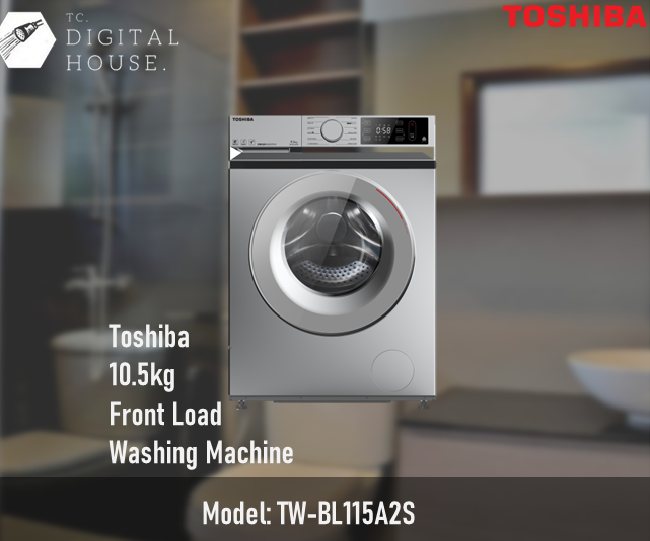 Toshiba 10.5kg TW-BL115A2S Front Load Washing Machine