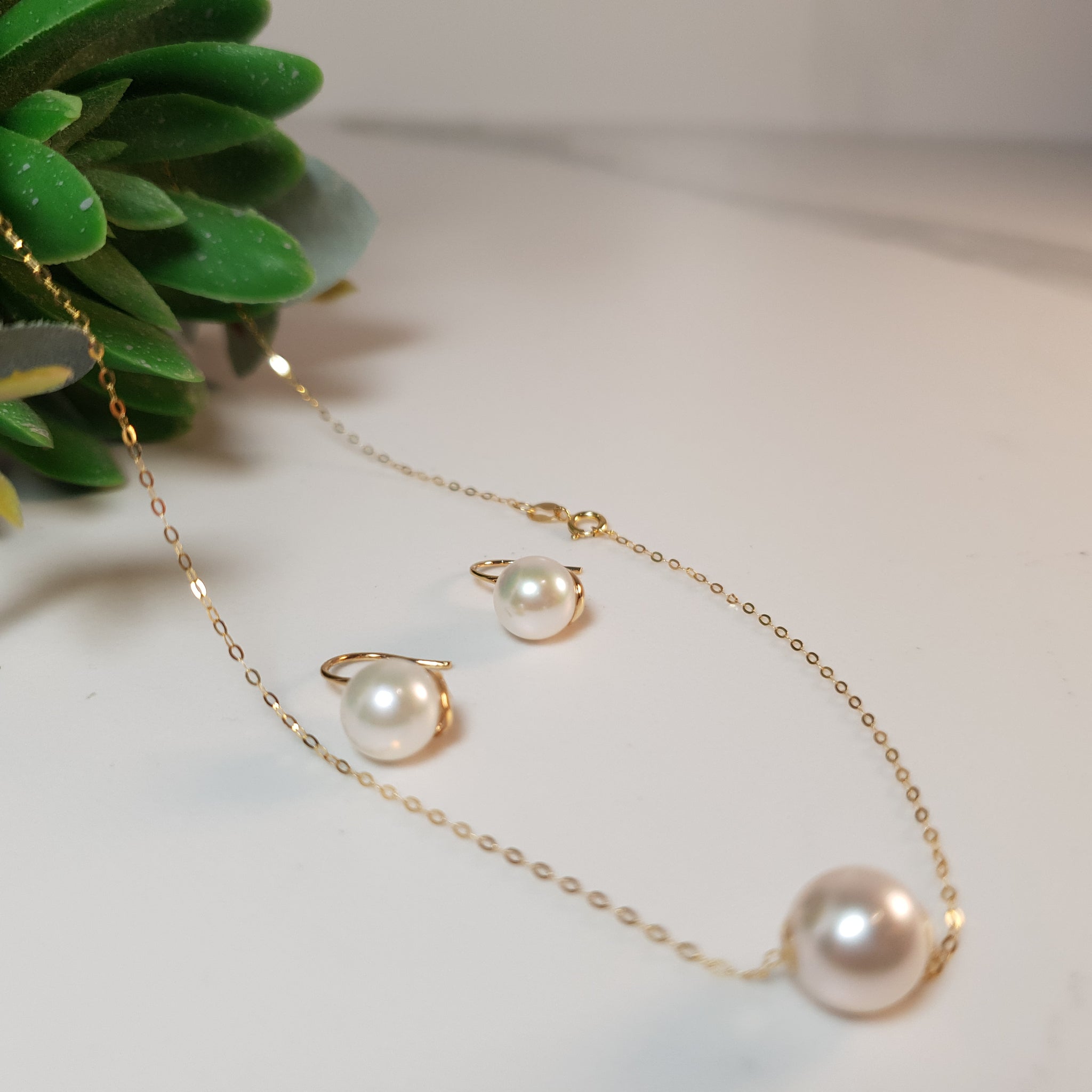 与え与えK18 Yg Pinball With Akoya Pearl Set ピアス(両耳用) | blog