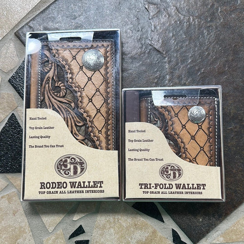 Nocona Embossed Rodeo Wallet/Checkbook Cover - Blanton-Caldwell