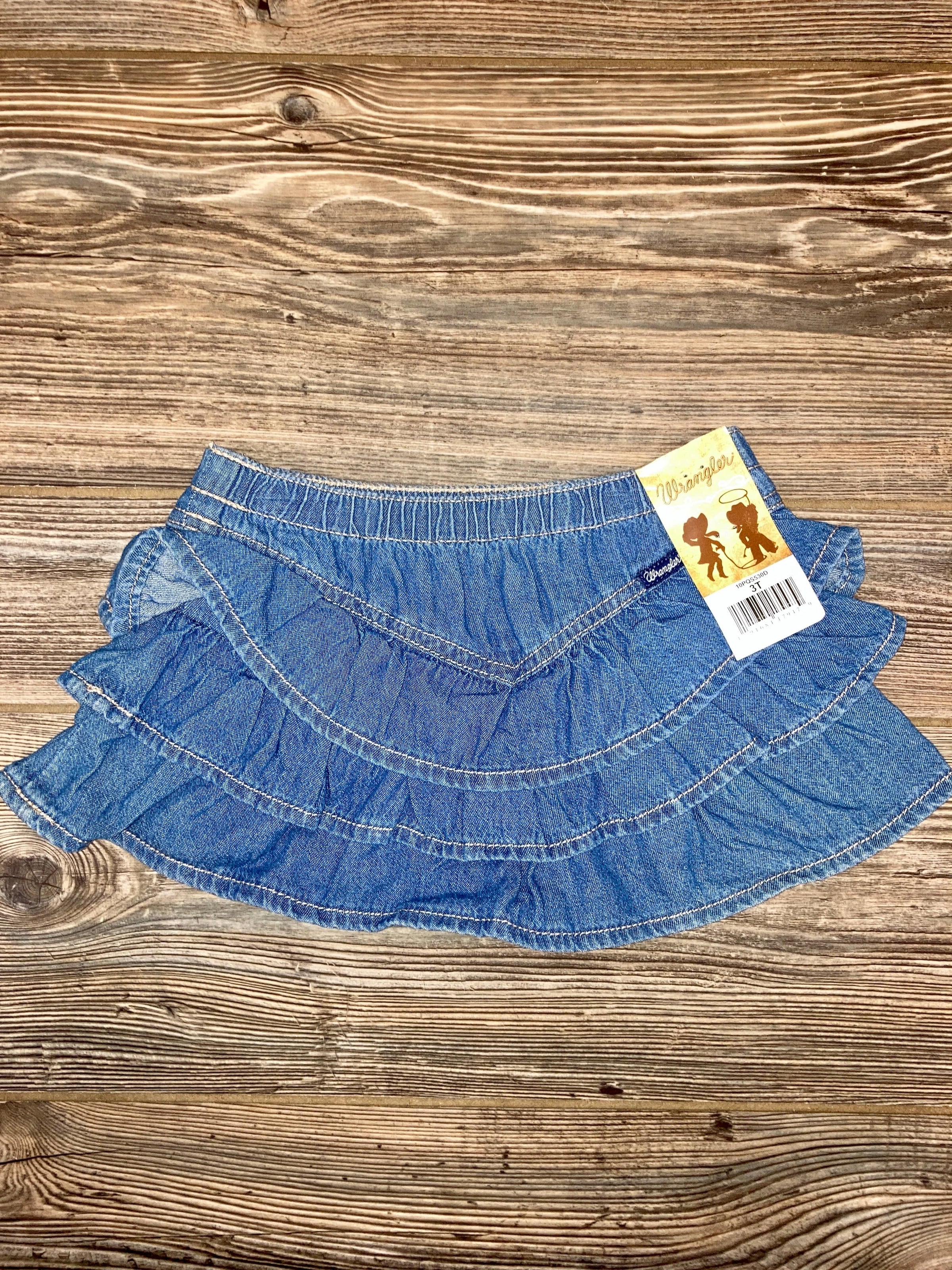 Wrangler Infant/Toddler Ruffle Denim Skirt – Twisted T Western & More