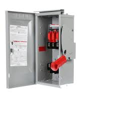 A 240V fusible disconnect safety switch