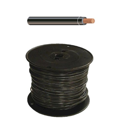 One foot of copper wire and a spool of copper wire