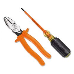 An insulated plier and screwdriver