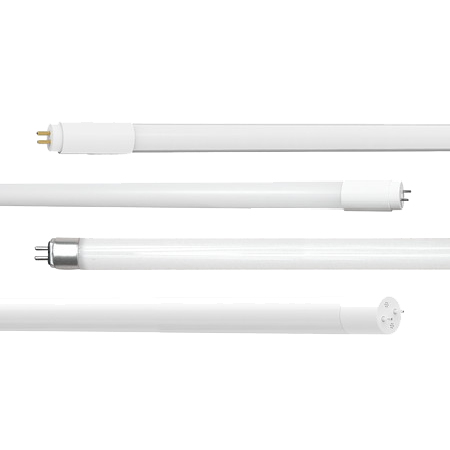 An assortment of four types of LED linear lights