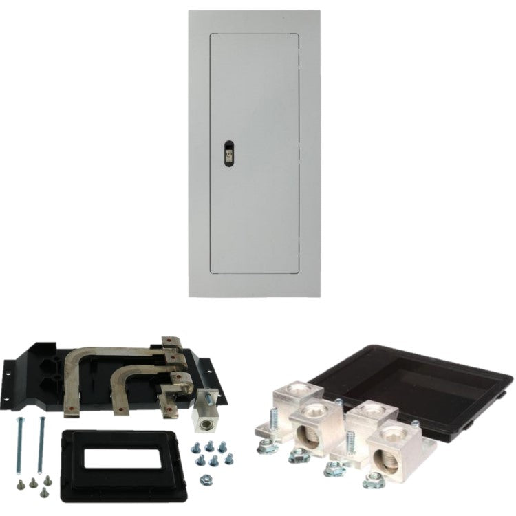 A panelboard front and kits