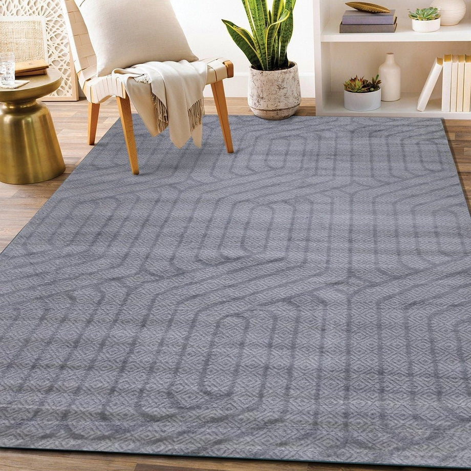 Paris Area Rug - Grey and Mustard