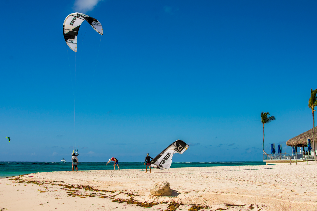 Zone de décollage de kite - Club Med Punta Cana