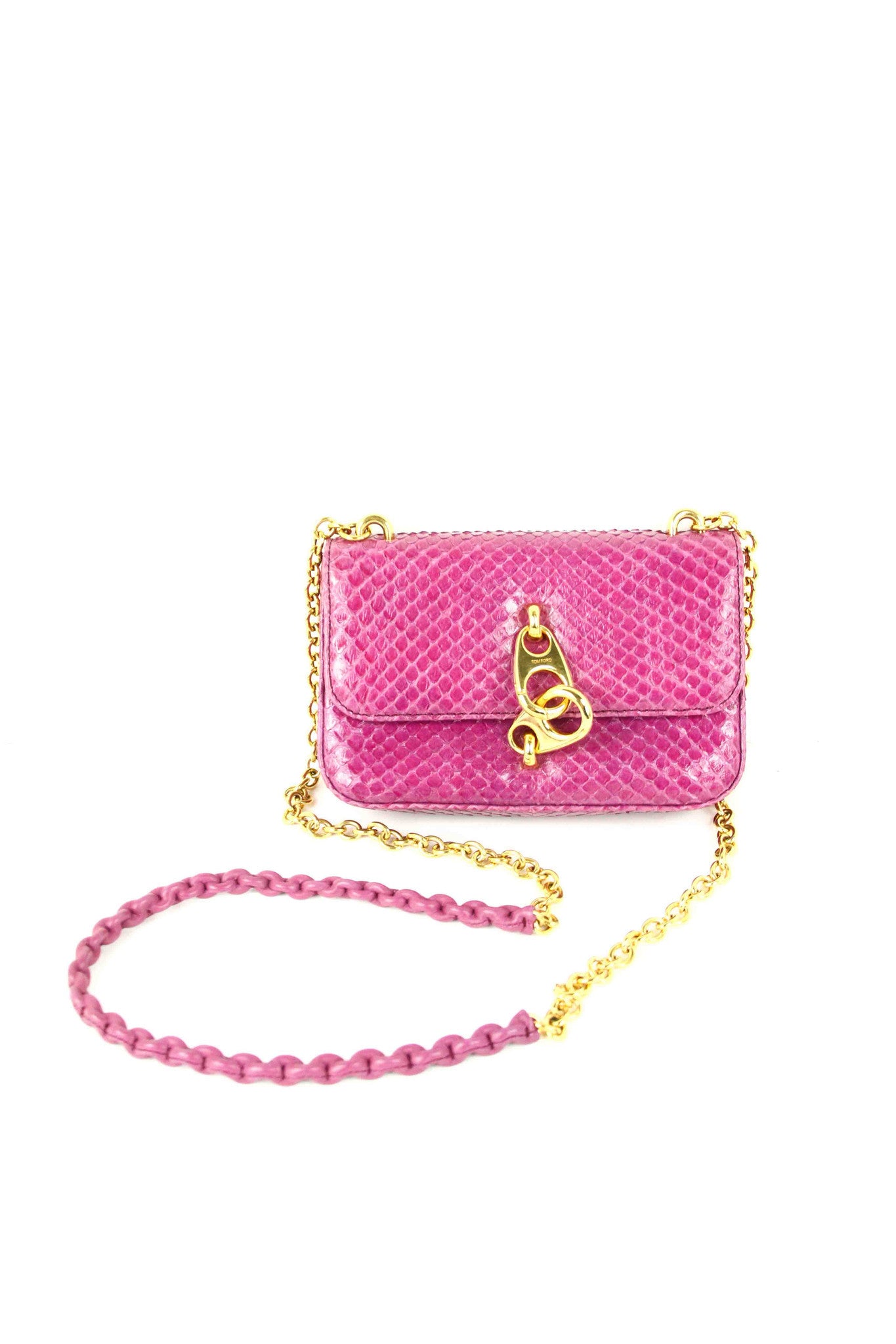 Tom Ford Fuchsia Python Carine | Simply Chic Consignment in SF