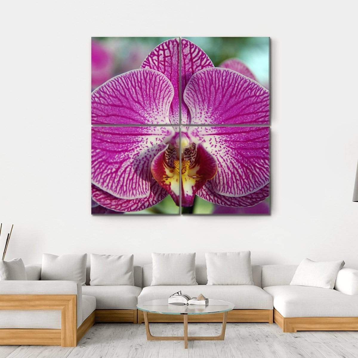 large flower canvas wall art