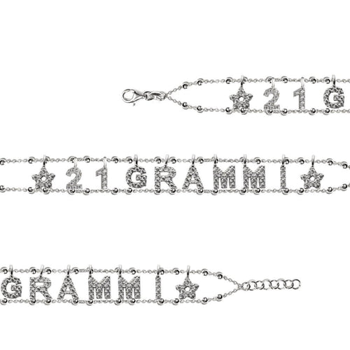 Bracciale Soulshine Rigido Personalizzato in Argento 925 e Zirconi
