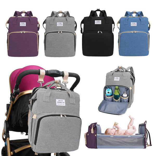 diaper bag that turns into a changing table