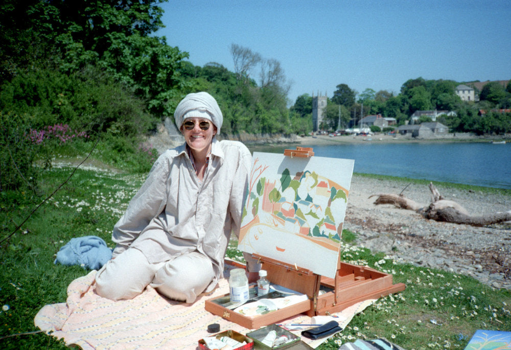 Artist Joanne Short, St Anthony-in-Meneage, Cornwall, 1998