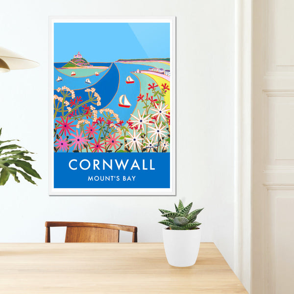 St Michael's Mount Art Poster print by Joanne Short