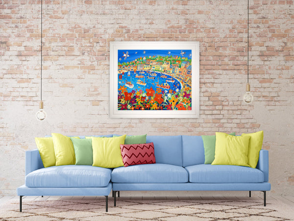 John Dyer painting in a contemporary interior