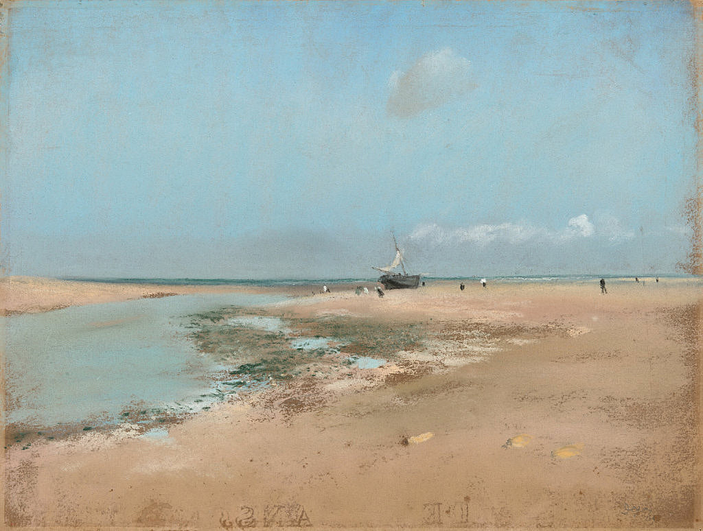 Edgar Degas, 'Beach at Low Tide',