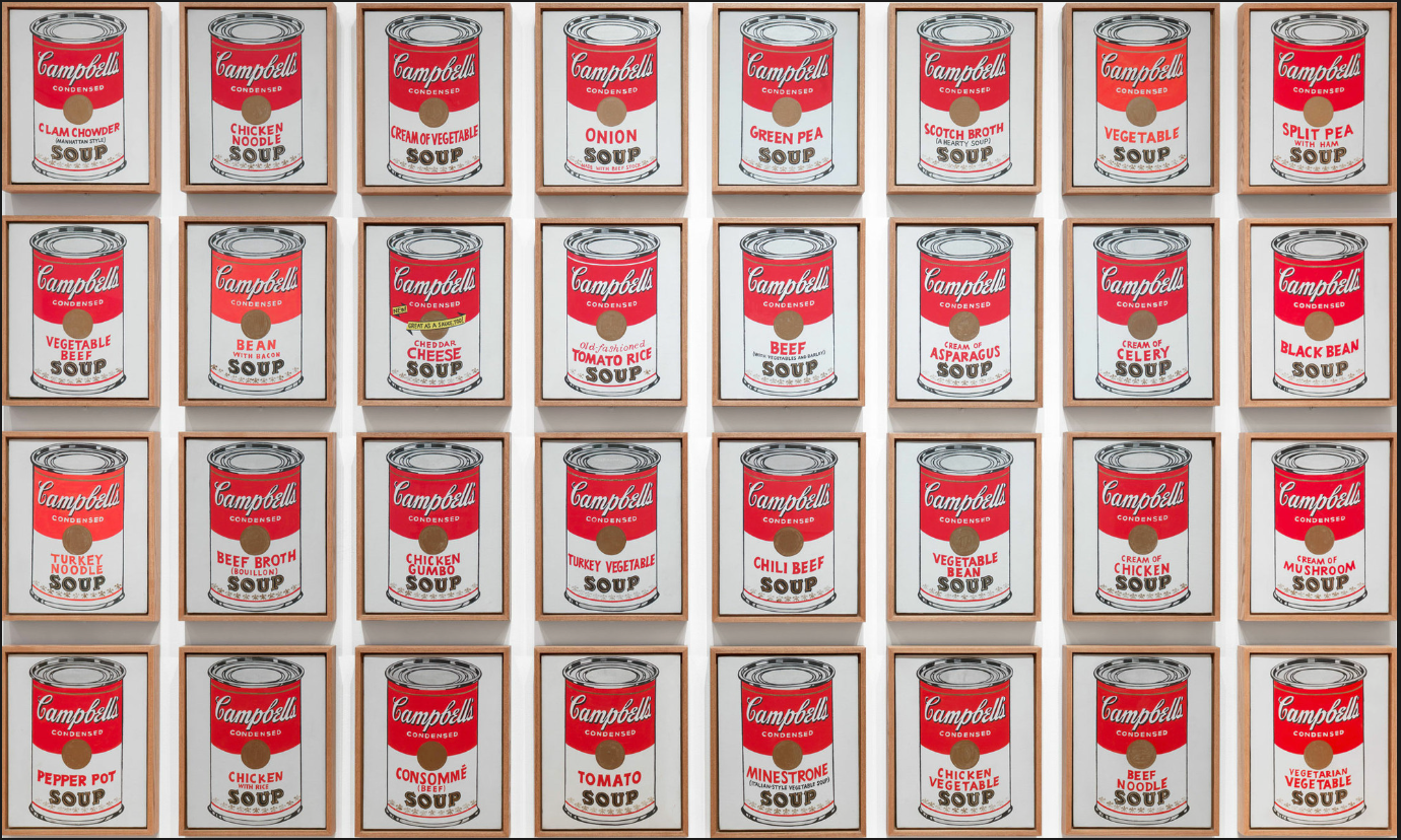 Andy Warhol. Campbell’s Soup Cans