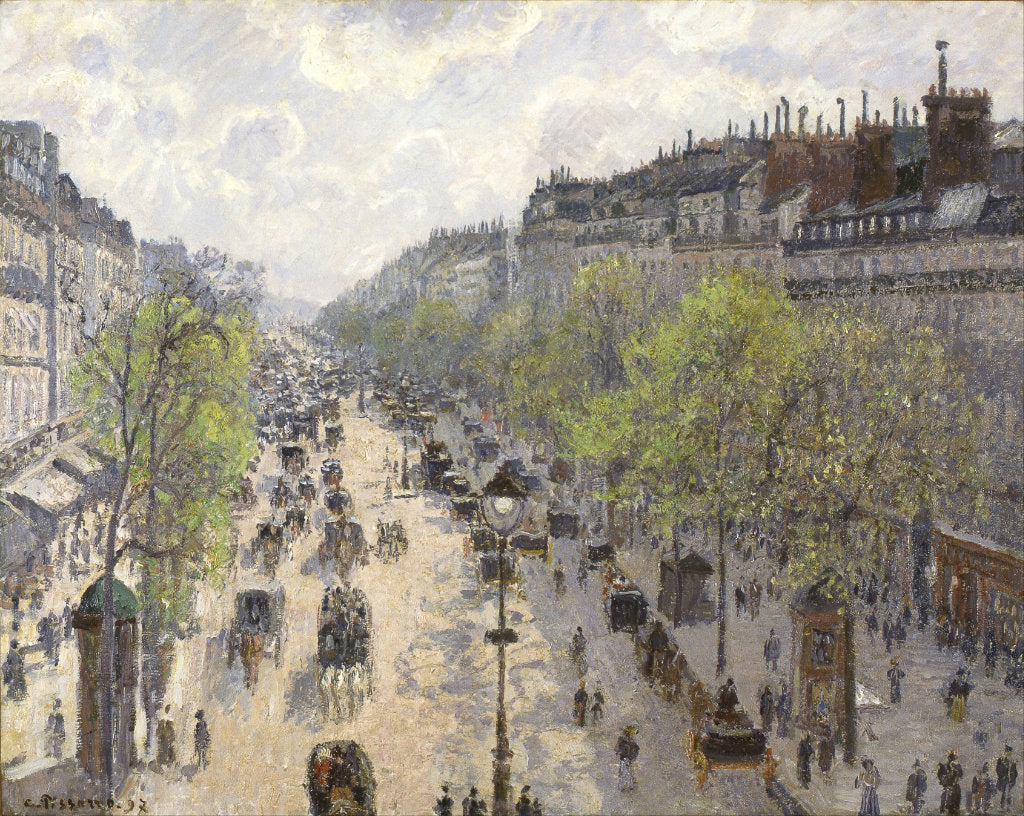 'The Boulevard Montmartre, Spring', Camille Pissarro