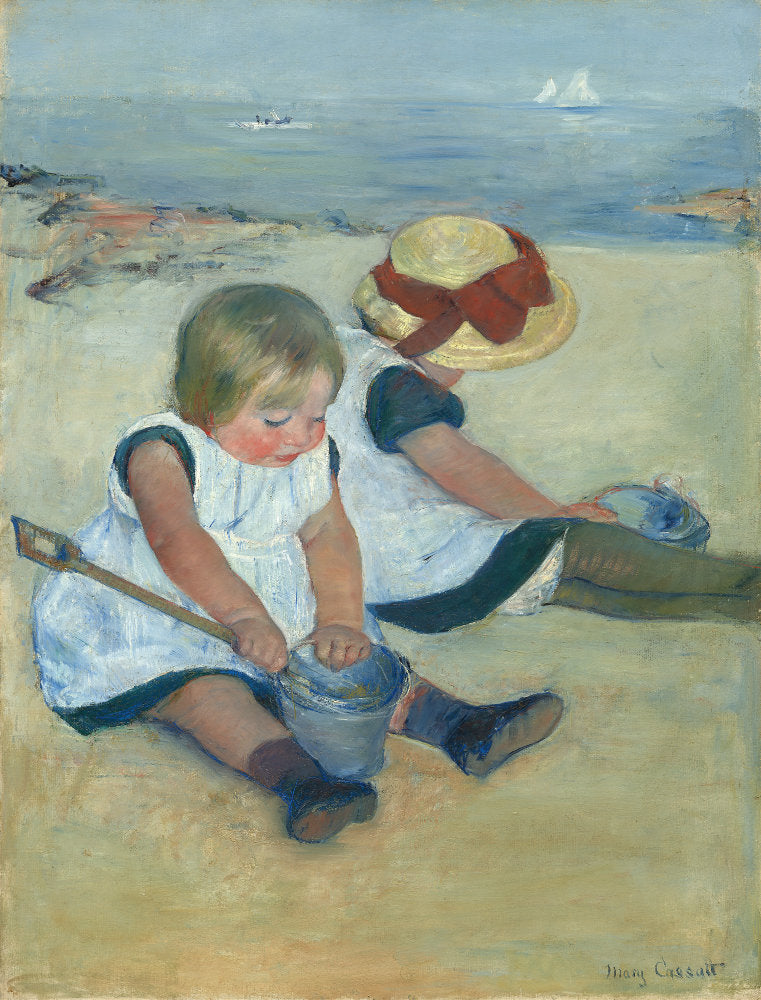 'Children Playing on the Beach' by Mary Cassatt