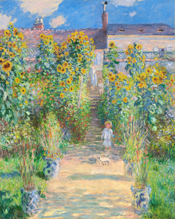 Claude Monet  The Artist's Garden at Vétheuil, 1881