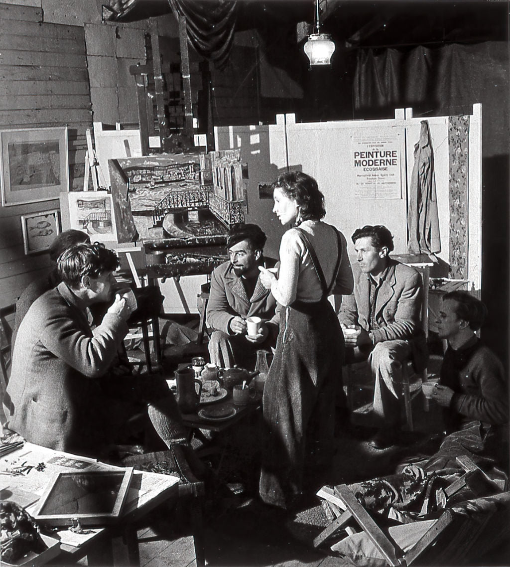 The St Ives Crypt group of artists pictured in 1947