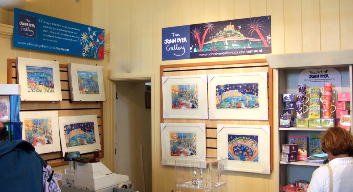 John Dyer art range on St Michael's Mount