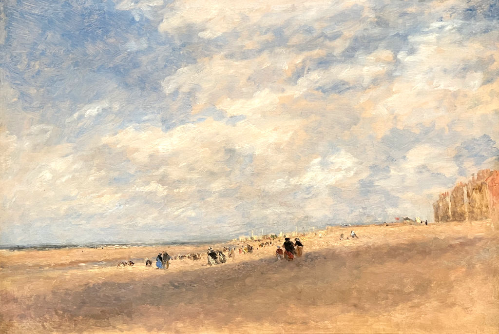 'Rhyl Sands' c1854, painting by David Cox (1783-1859)