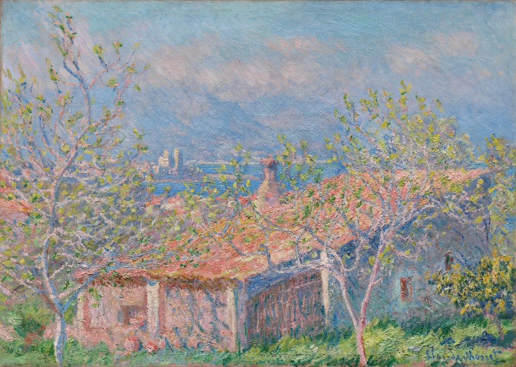 Monet painting of Antibes in France