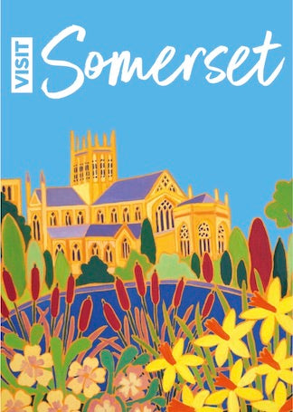 Visit Somerset 2020 guide featuring Joanne Short art