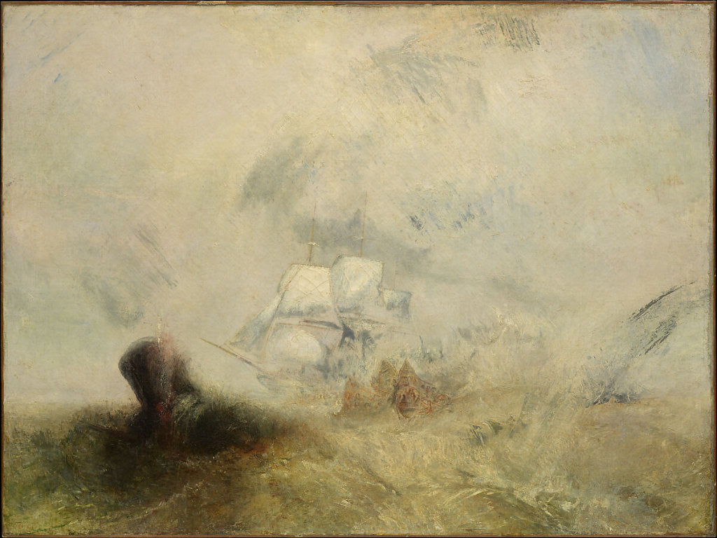 Painting by JMW Turner, 'Whalers'