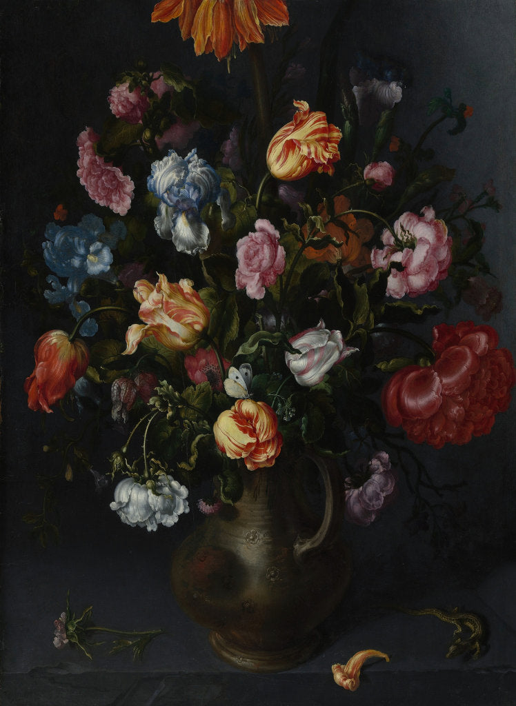 Painting by Jacob Vosmaer, A Vase of Flowers