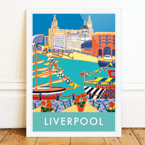 City poster of Liverpool by artist Joanne Short