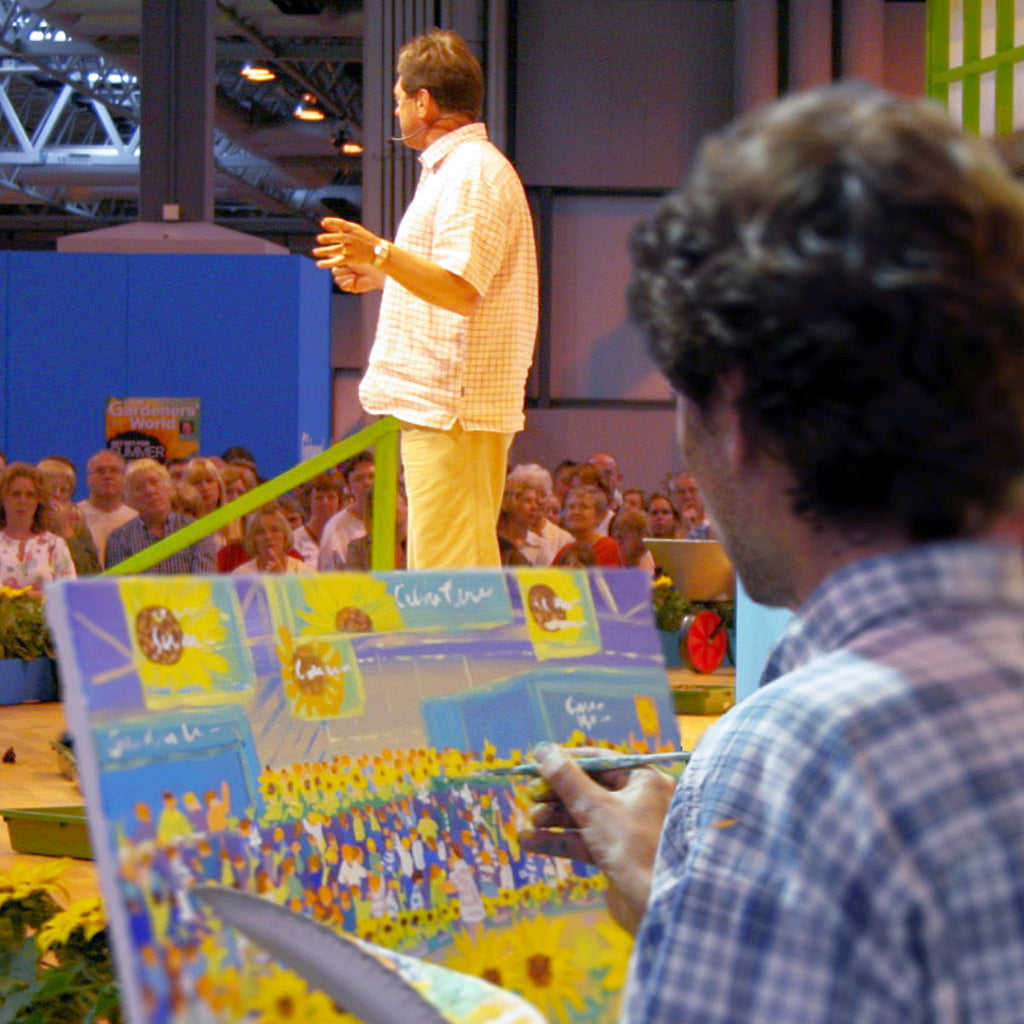 John Dyer painting Alan Titchmarsh